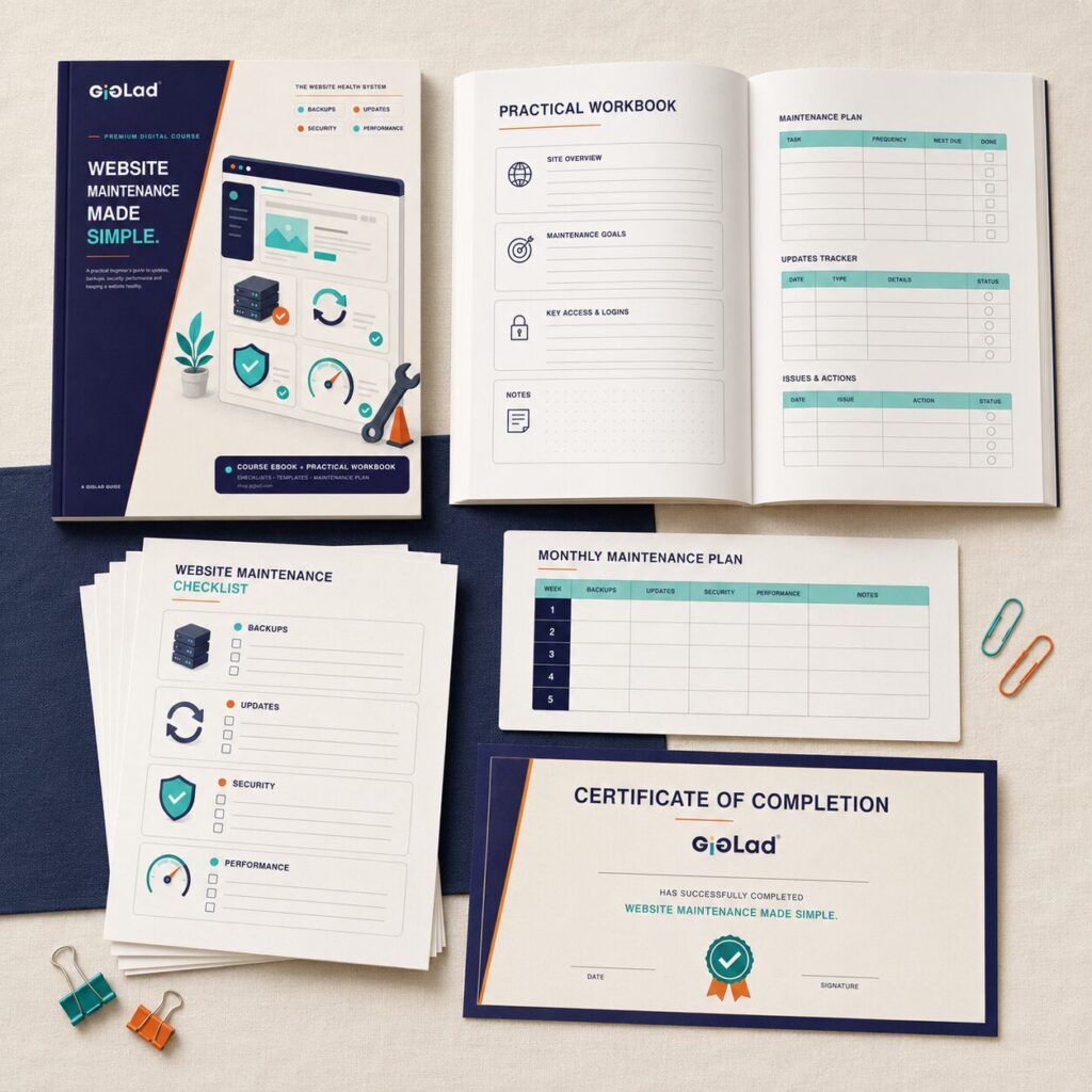 Website Maintenance Made Simple — A Clear System for Keeping Your Website Healthy
