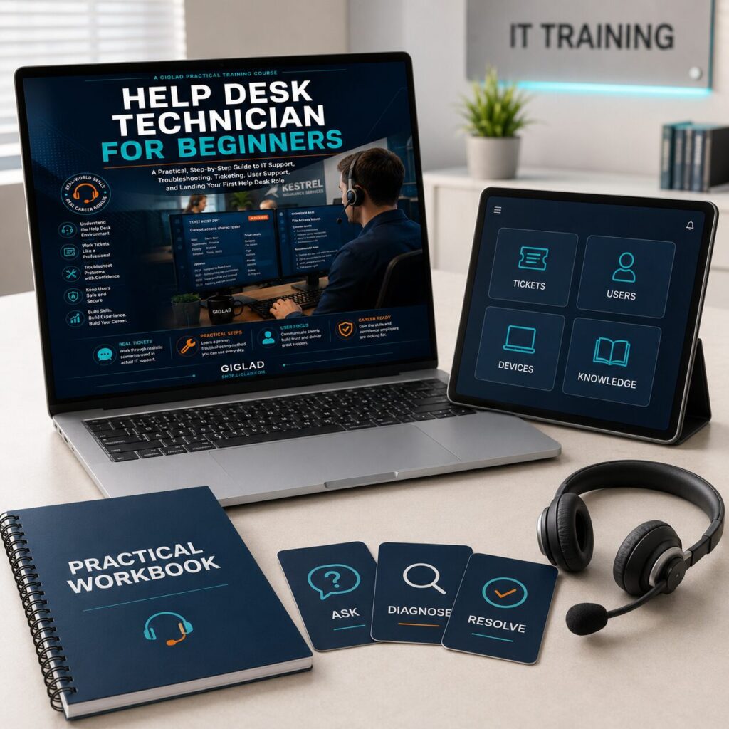 Help Desk Technician for Beginners — Land Your First IT Support Role, Ticket by Ticket